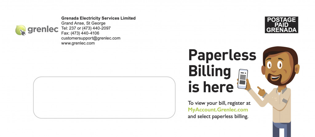 Grenlec Bill Envelope